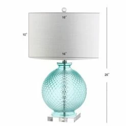 JONATHAN Y 26" Glass and Crystal Estelle Table Lamp (Includes LED Light Bulb) Blue - JONATHAN Y 5 JONATHAN Y 26" Glass and Crystal Estelle Table Lamp (Includes LED Light Bulb) Blue - JONATHAN Y -Desk Lamps sales shop unnamed file 4504