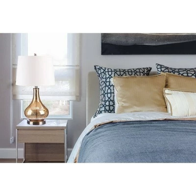 25.25" Table Lamp Brass (Includes LED Light Bulb) - Cresswell Lighting 4 25.25" Table Lamp Brass (Includes LED Light Bulb) - Cresswell Lighting - Image 4