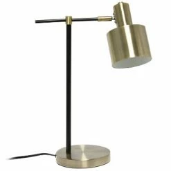Mid Century Metal Table Lamp - Lalia Home Gold -Desk Lamps sales shop unnamed file 4563
