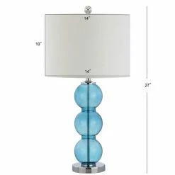 JONATHAN Y (Set Of 2) 27" Bella Glass Triple Sphere Table Lamp Sky Blue (Includes LED Light Bulb) - JONATHAN Y 5 JONATHAN Y (Set Of 2) 27" Bella Glass Triple Sphere Table Lamp Sky Blue (Includes LED Light Bulb) - JONATHAN Y -Desk Lamps sales shop unnamed file 4625