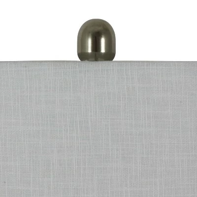 26" Set of Two Jameson Textured Ceramic Table Lamp White - Decor Therapy 4 26" Set of Two Jameson Textured Ceramic Table Lamp White - Decor Therapy - Image 4