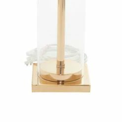 14" x 25" Contemporary Large Cylinder Metal and Glass Table Lamp Gold/White - CosmoLiving by Cosmopolitan 13 14" x 25" Contemporary Large Cylinder Metal and Glass Table Lamp Gold/White - CosmoLiving by Cosmopolitan -Desk Lamps sales shop unnamed file 4662