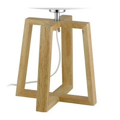 1-Light Chietino Table Lamp with Fabric Shade Natural/White - EGLO 2 1-Light Chietino Table Lamp with Fabric Shade Natural/White - EGLO - Image 2