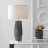 JONATHAN Y 28.5" Ceramic Roman Table Lamp (Includes LED Light Bulb) Gray - JONATHAN Y