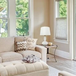 Glass Dollop Table Lamp with Fabric Shade White - Lalia Home -Desk Lamps sales shop unnamed file 4680