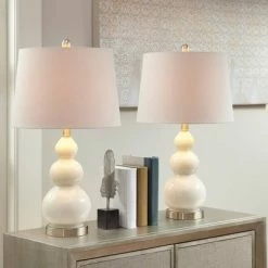 510 Design (Set of 2) 26" Covey Table Lamp White -Desk Lamps sales shop unnamed file 4699