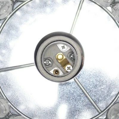 Elipse Crystal Decorative Curved Accent Uplight Table Lamp Chrome - Elegant Designs 5 Elipse Crystal Decorative Curved Accent Uplight Table Lamp Chrome - Elegant Designs - Image 5