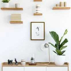 15" Mason Desk Lamp with Glass Shade Matte Brass - Globe Electric