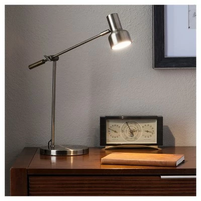 Cantilever LED Desk Lamp - Threshold Brass 2 Cantilever LED Desk Lamp - Threshold Brass - Image 2