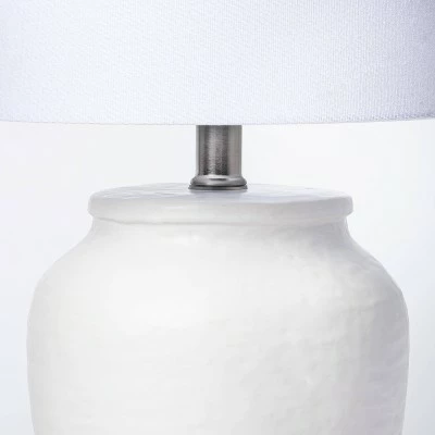 Medium Ceramic Accent Lamp (Includes Light Bulb) - Threshold™ Gray 2 Medium Ceramic Accent Lamp (Includes Light Bulb) - Threshold™ Gray - Image 2