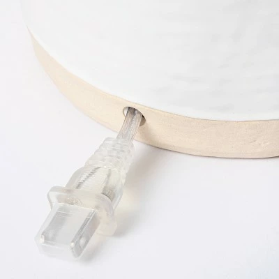 Medium Ceramic Accent Lamp (Includes Light Bulb) - Threshold™ Gray 4 Medium Ceramic Accent Lamp (Includes Light Bulb) - Threshold™ Gray - Image 4