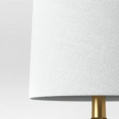 Wooden Mini Table Lamp with Circle Base - Threshold™ Black -Desk Lamps sales shop unnamed file 4792