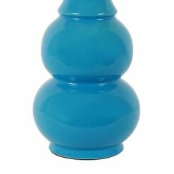 24" Harper Ceramic Desk Lamp Teal - Decor Therapy -Desk Lamps sales shop unnamed file 4853