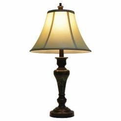 J. Hunt 25" x 34" Marble Table Lamp Bronze - J.Hunt