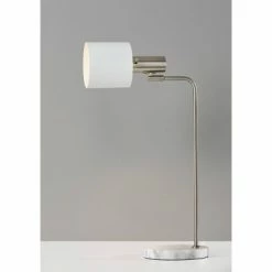 23.25" Emmett Desk Lamp White - Adesso -Desk Lamps sales shop unnamed file 4885