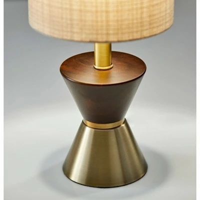 23" Carmen Table Lamp Brass - Adesso 2 23" Carmen Table Lamp Brass - Adesso - Image 2