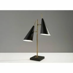 25" Owen Table Lamp Black - Adesso