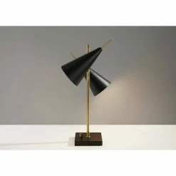 25" Owen Table Lamp Black - Adesso 6 25" Owen Table Lamp Black - Adesso -Desk Lamps sales shop unnamed file 4933