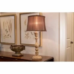30" Dora Scultped Resin Table Lamp Antique Ivory - Decor Therapy -Desk Lamps sales shop unnamed file 4978
