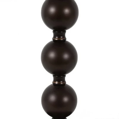 58.5" 3pk Ettie Stacked Ball Table Lamp Bronze - Decor Therapy 2 58.5" 3pk Ettie Stacked Ball Table Lamp Bronze - Decor Therapy - Image 2