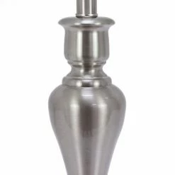 Set of 2 Brushed Touch Controllable Lamps - Decor Therapy Steel