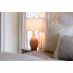 27" Annabelle Ceramic Table Lamp Rose - Decor Therapy -Desk Lamps sales shop unnamed file 5011