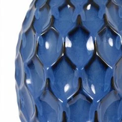 24.5" Tamara Faceted Ceramic Table Lamp - Dark Blue - Decor Therapy -Desk Lamps sales shop unnamed file 504