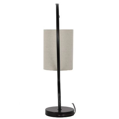22" Anna Leaf Table Lamp Painted Bronze - Decor Therapy 2 22" Anna Leaf Table Lamp Painted Bronze - Decor Therapy - Image 2