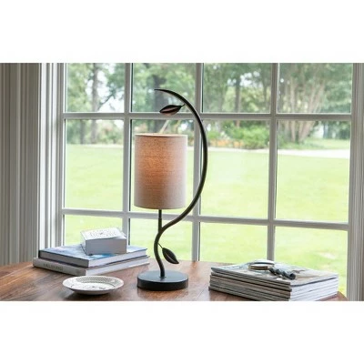 22" Anna Leaf Table Lamp Painted Bronze - Decor Therapy 9 22" Anna Leaf Table Lamp Painted Bronze - Decor Therapy - Image 9