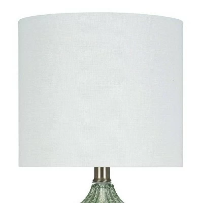 18" Glass Accent Lamp Green (Includes LED Light Bulb) - Cresswell Lighting 3 18" Glass Accent Lamp Green (Includes LED Light Bulb) - Cresswell Lighting - Image 3