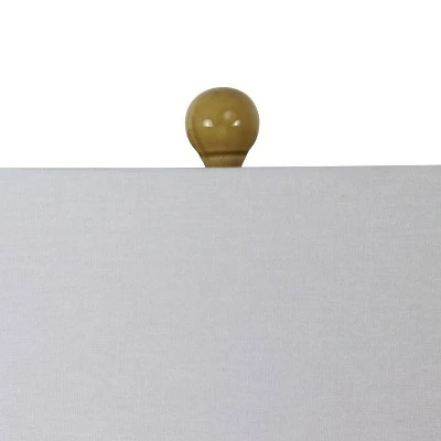 27.5" Patterned Ceramic Table Lamp Camel Glaze - Decor Therapy 4 27.5" Patterned Ceramic Table Lamp Camel Glaze - Decor Therapy - Image 4