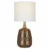 19" Ceramic Accent Lamp Bronze - Cresswell Lighting