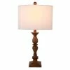23" Ellie Transitional Table Lamp Honey Pine - Decor Therapy