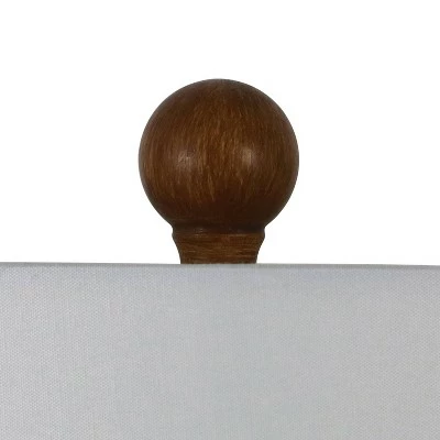 23" Ellie Transitional Table Lamp Honey Pine - Decor Therapy 2 23" Ellie Transitional Table Lamp Honey Pine - Decor Therapy - Image 2