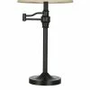 27" Swing Arm Table Lamp Bronze - Cresswell Lighting