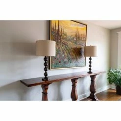 28.5" Set of 2 Sadie Stacked Ball Table Lamp Bronze - Decor Therapy -Desk Lamps sales shop unnamed file 5194