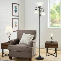 21" Metal Floral Table Lamp (Includes LED Light Bulb) - Cresswell Lighting 11 21" Metal Floral Table Lamp (Includes LED Light Bulb) - Cresswell Lighting -Desk Lamps sales shop unnamed file 5204