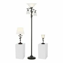 21" Metal Table Lamp Floral - Cresswell Lighting 9 21" Metal Table Lamp Floral - Cresswell Lighting -Desk Lamps sales shop unnamed file 5222
