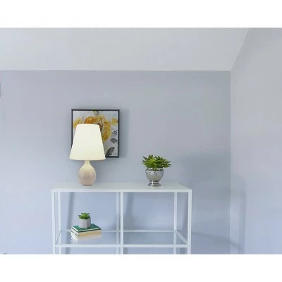 13.5" Traditional Small Metal Table Lamp OffWhite/Avocado - Ore International 2 13.5" Traditional Small Metal Table Lamp OffWhite/Avocado - Ore International - Image 2