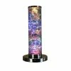 13" Novelty Metal Tube Table Lamp (Includes LED Light Bulb) Silver/Clear - Ore International