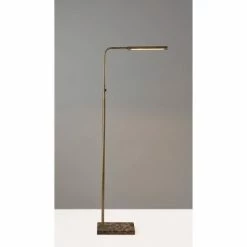 Reader Floor Lamp (Includes LED Light Bulb) Antique Brass - Adesso -Desk Lamps sales shop unnamed file 525