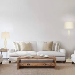 28" Faux Wood Table Lamp (Includes LED Light Bulb) White - Cresswell Lighting 11 28" Faux Wood Table Lamp (Includes LED Light Bulb) White - Cresswell Lighting -Desk Lamps sales shop unnamed file 5322