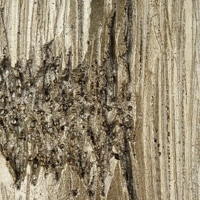 24" Faux Wood Table Lamp Silver - Cresswell Lighting 4 24" Faux Wood Table Lamp Silver - Cresswell Lighting - Image 4