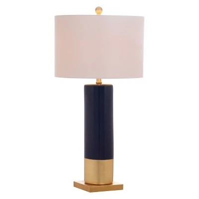 (Set of 2) 31" Dolce Table Lamp Navy/Gold (Includes CFL Light Bulb) - Safavieh 4 (Set of 2) 31" Dolce Table Lamp Navy/Gold (Includes CFL Light Bulb) - Safavieh - Image 4