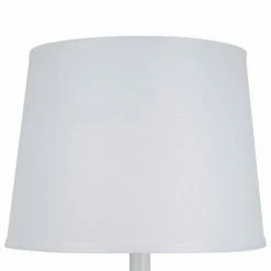 23" Balustraude Table Lamp (Includes LED Light Bulb) White - Cresswell Lighting -Desk Lamps sales shop unnamed file 5364