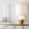 JONATHAN Y 23.5" Ceramic/Metal Carr Table Lamp (Includes LED Light Bulb) White - JONATHAN Y