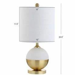 JONATHAN Y 23.5" Ceramic/Metal Carr Table Lamp (Includes LED Light Bulb) White - JONATHAN Y 5 JONATHAN Y 23.5" Ceramic/Metal Carr Table Lamp (Includes LED Light Bulb) White - JONATHAN Y -Desk Lamps sales shop unnamed file 539