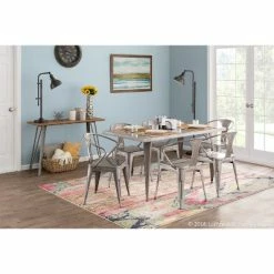 30" x 34" Emery Desk Lamp Antique Silver - LumiSource -Desk Lamps sales shop unnamed file 5401