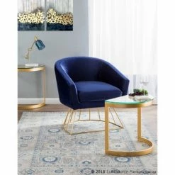 44185" Marcel Desk Lamp Blue/Gold/White - LumiSource -Desk Lamps sales shop unnamed file 5414