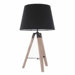 27" Compass Table Lamp Black/Gray - LumiSource -Desk Lamps sales shop unnamed file 5423